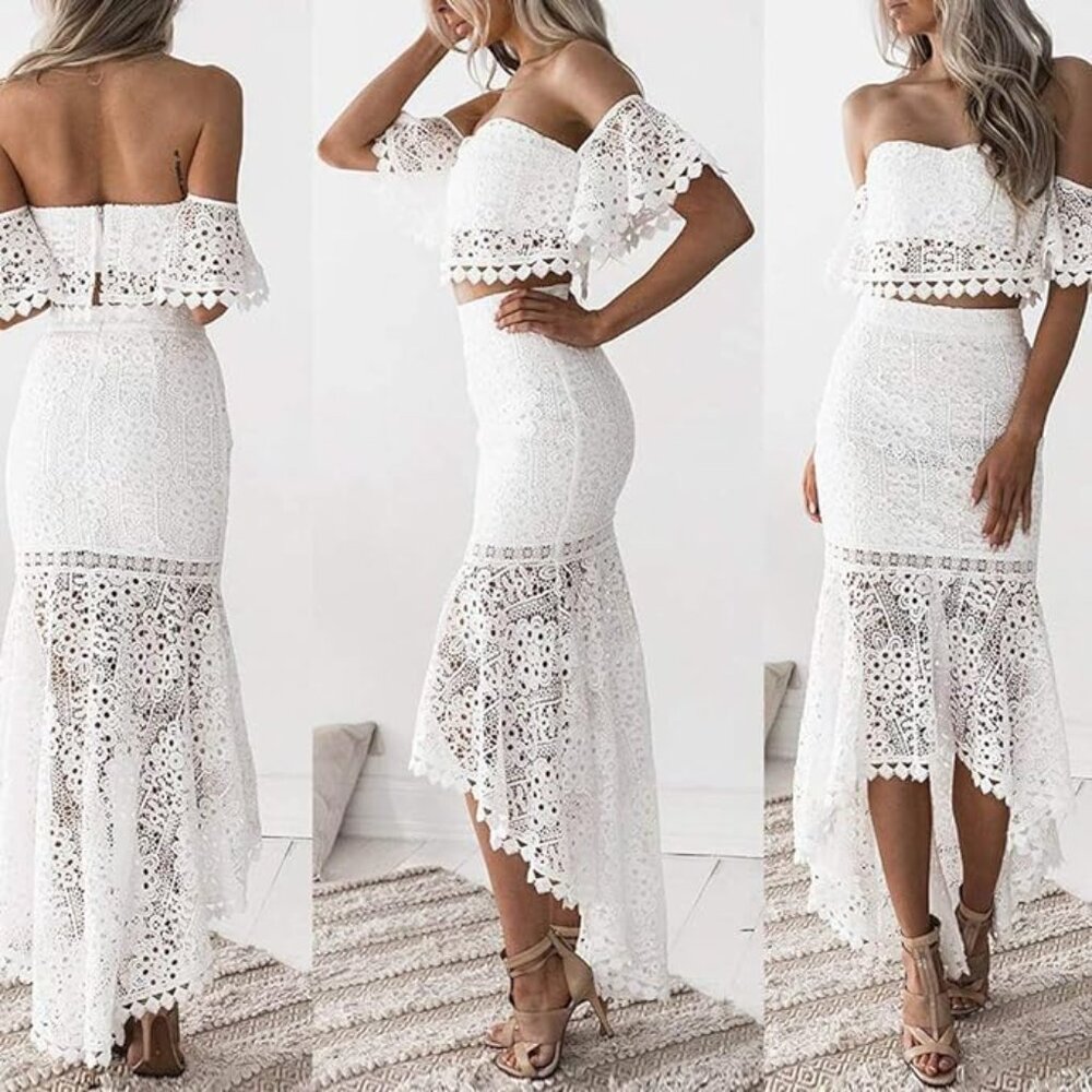 Two Sisters Celine Two-Piece Set Boho Chic Dress - Size 4
